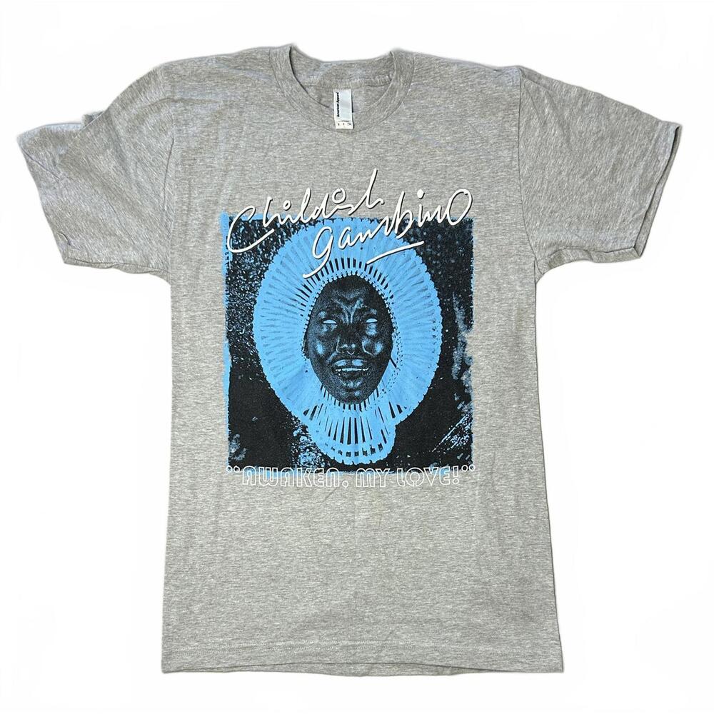 Childish Gambino Awaken My Love Grey Shirt Mens Small Tee NWOT